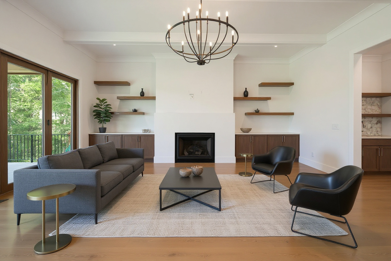 Living room after QuickStage virtual staging